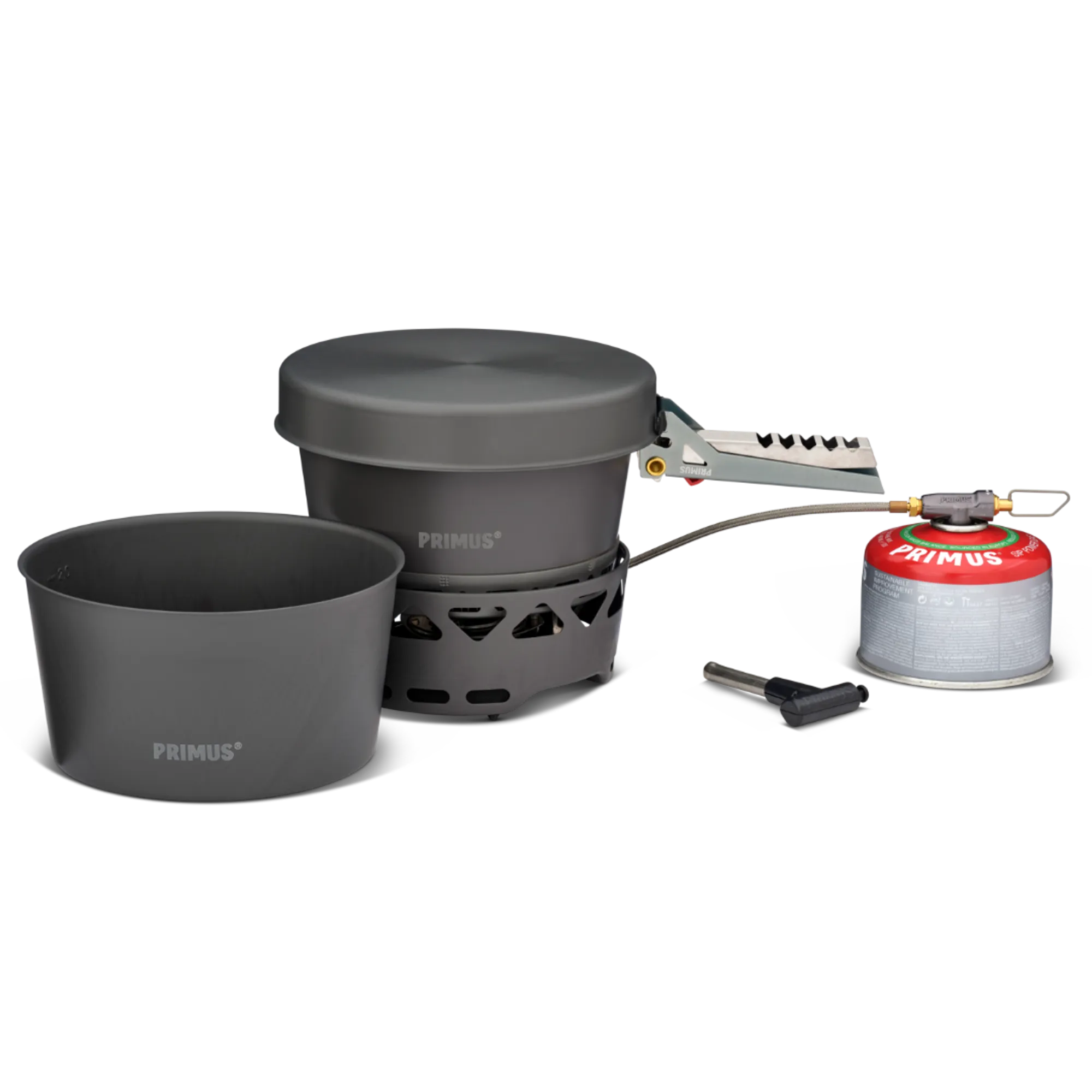 P351040 Primetech Stove Set 2x2.3L w. pan 10