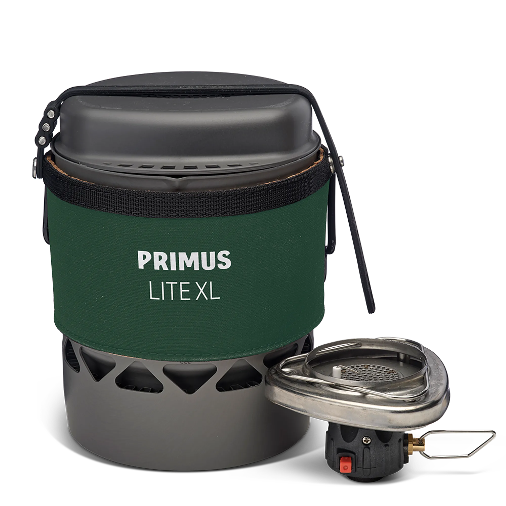 PRIMUS シングルバーナーコンロ レッド Lite XL Stove System II 1.0 L Green