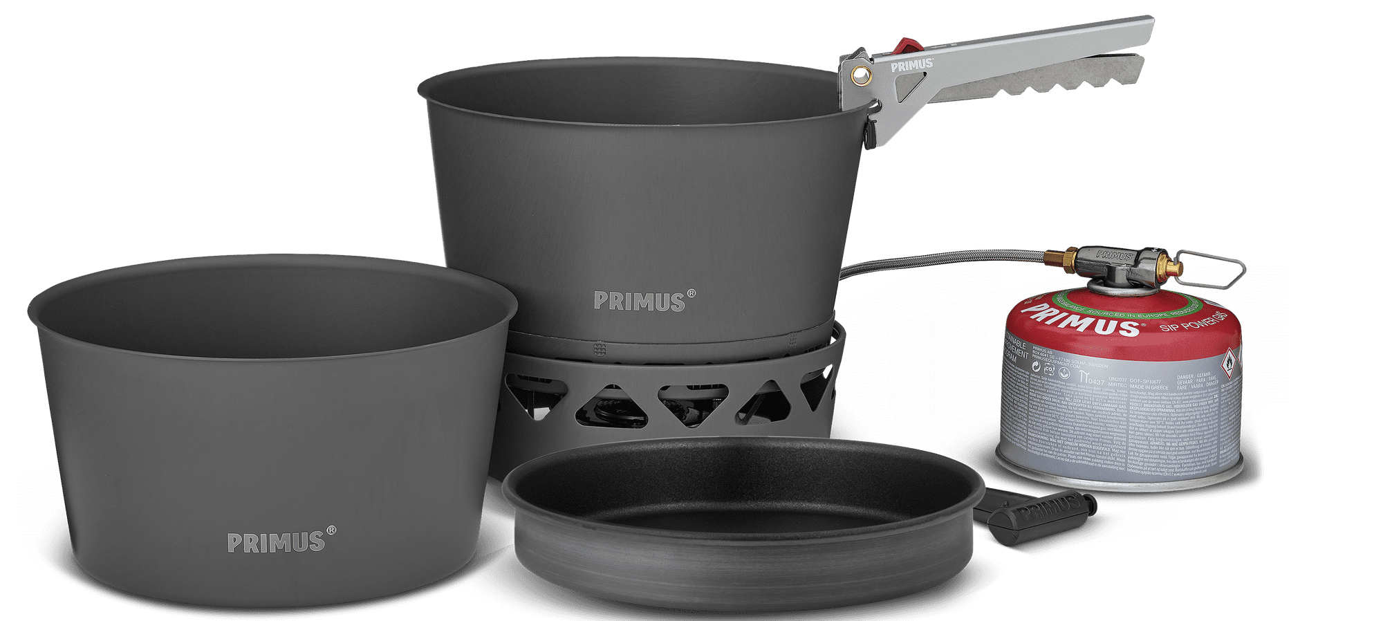 Primetech Stove Set 2x2.3L w. pan