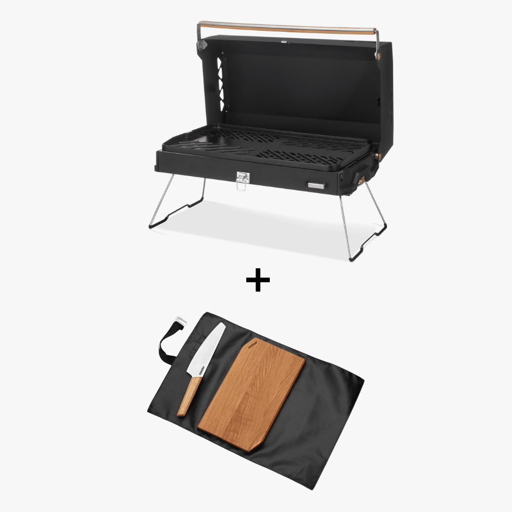 Kuchoma Portable Grill + Cutting Set