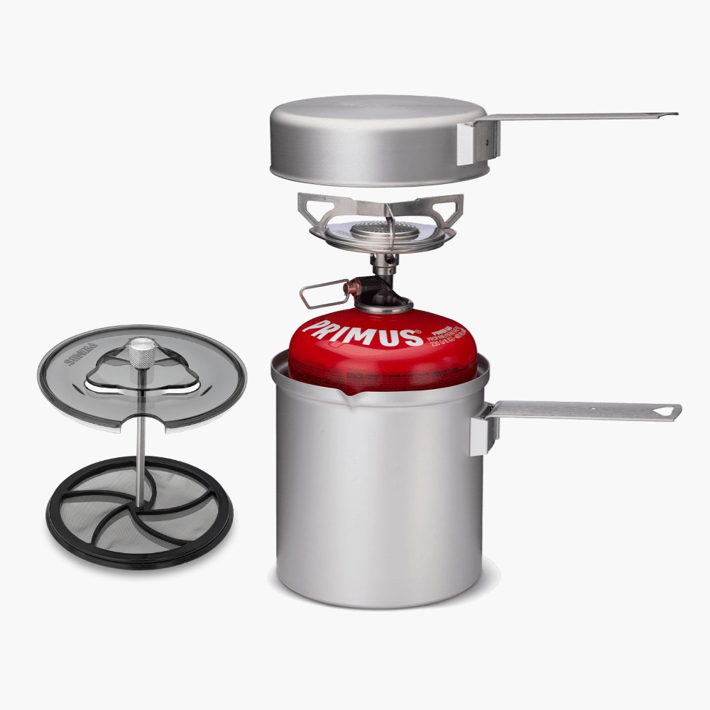 Primus Trail Kit Coffee Press – Compact 1 L Cooking Set