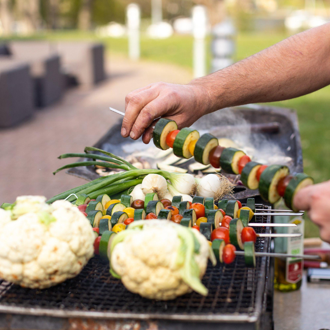 Vegan outdoor cooking