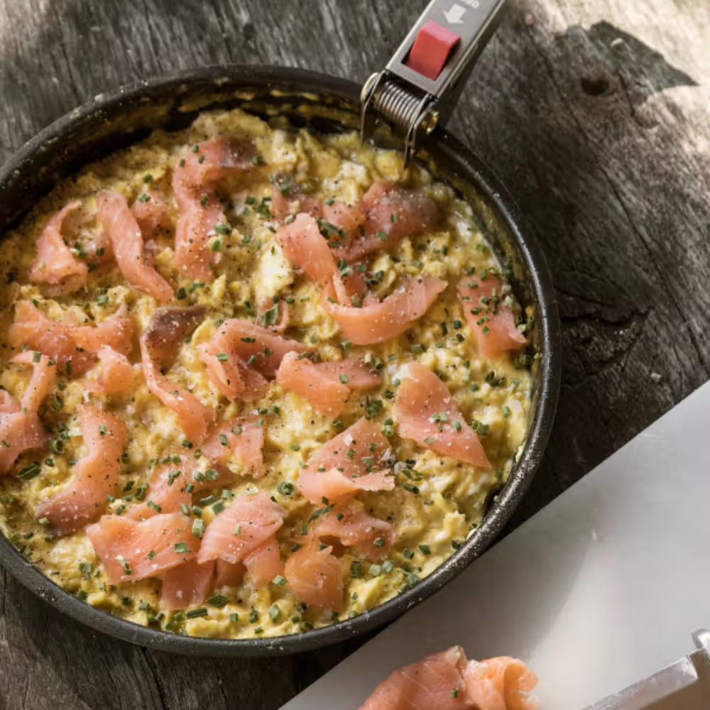 Scrambled Eggs With Smoked Salmon