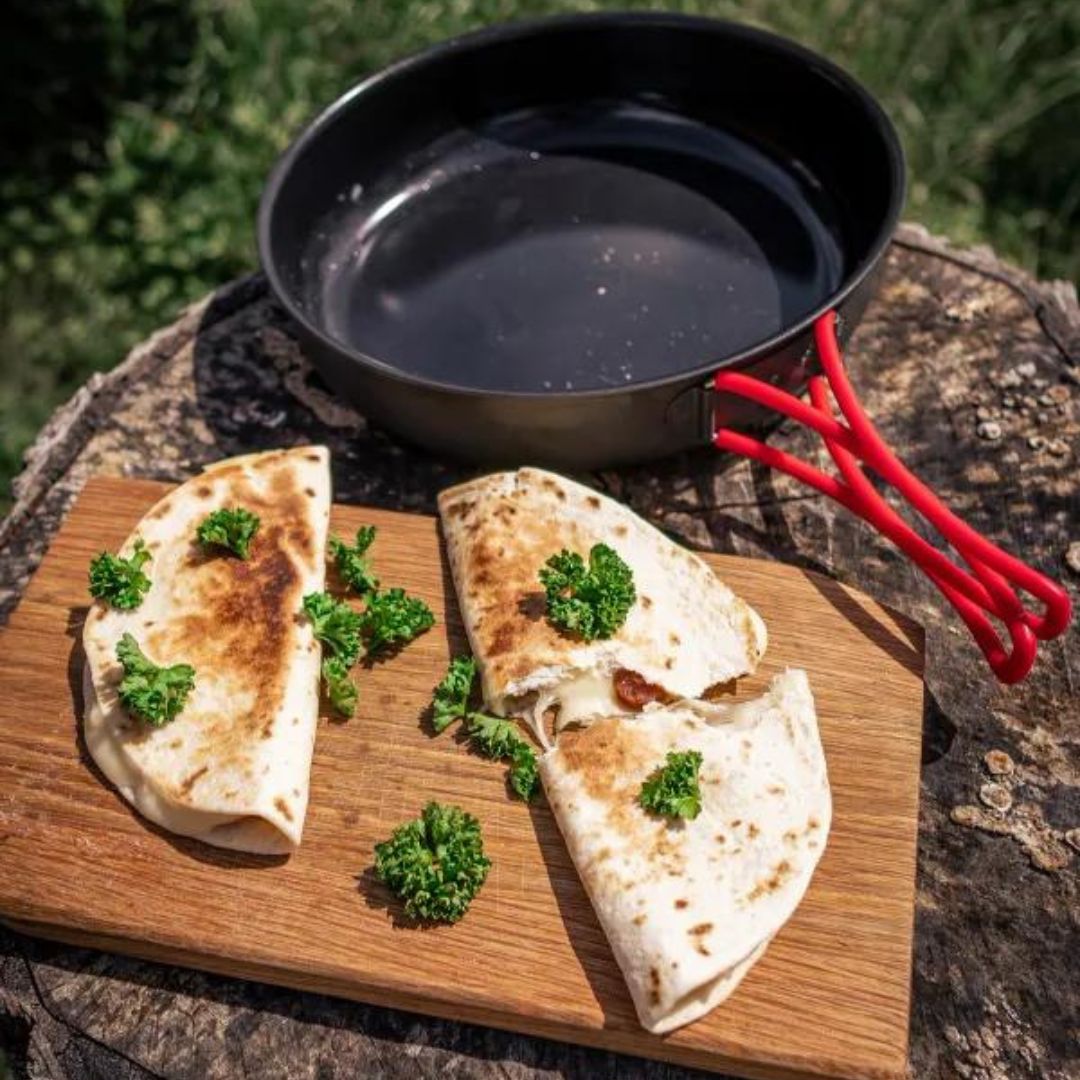 Quesadilla with beer sausage