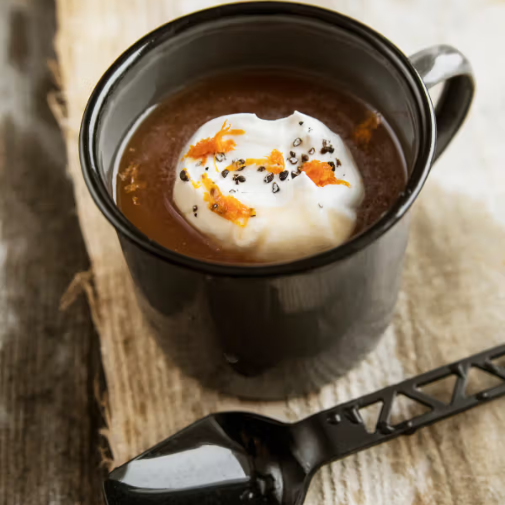 Rose Hip Soup With Raisins And Cardamom