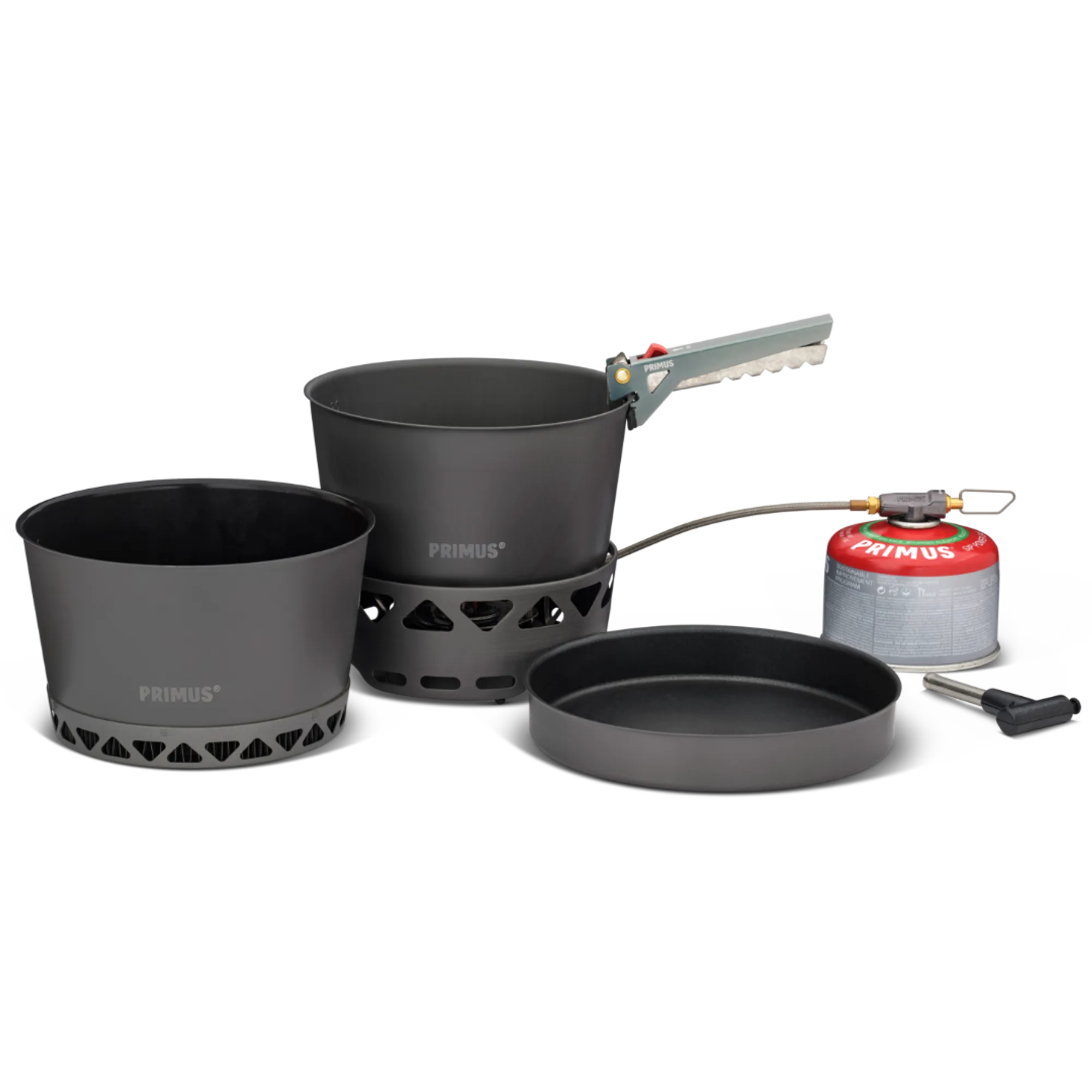 P351040 Primetech Stove Set 2x2.3L  w. pan 7