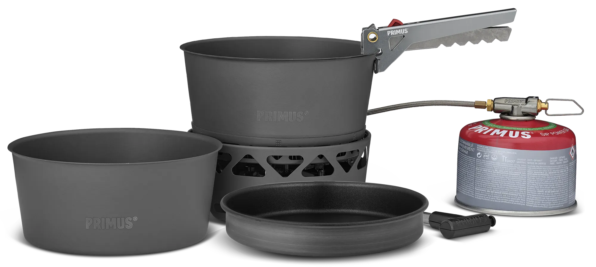 Primetech Stove Set 2x1.3L  w. pan