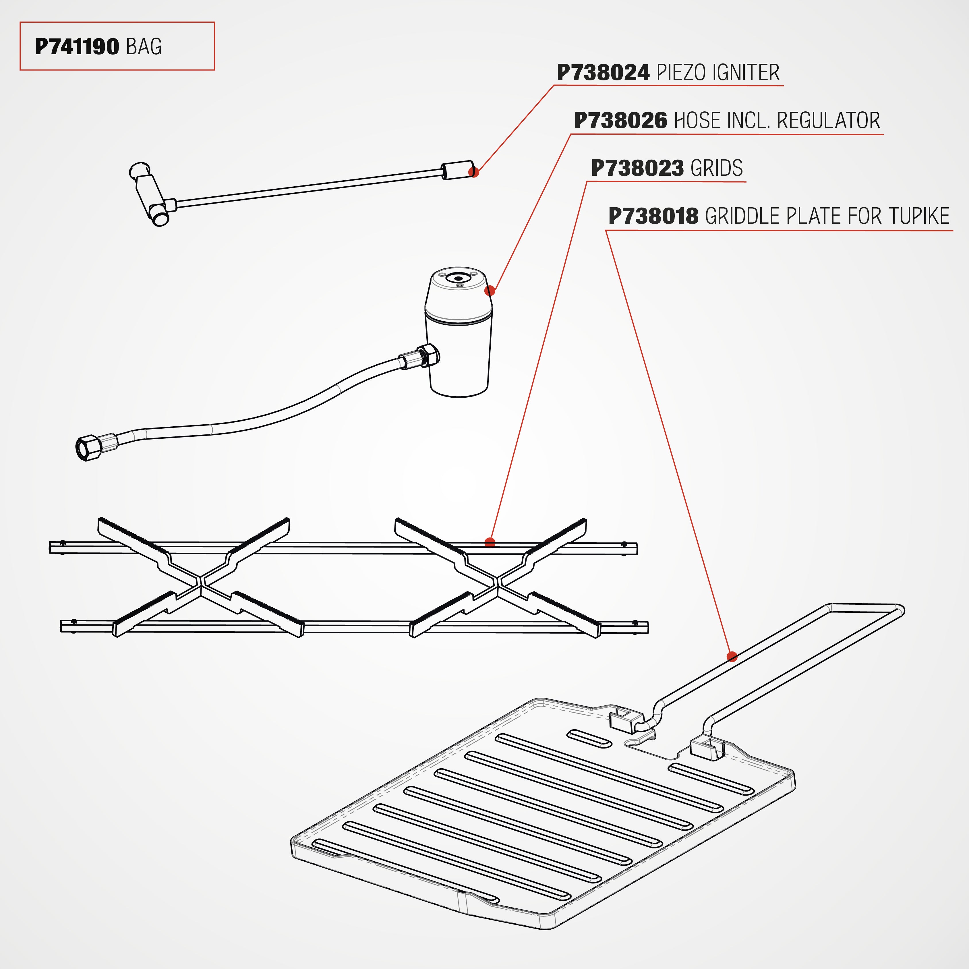 Tupike Camping Stove + Carry Bag
